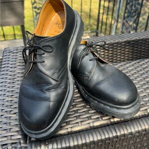 MIE vintage blackout Dr. Martens Leather Oxfords rare
